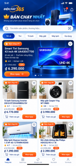App siêu thị điện máy